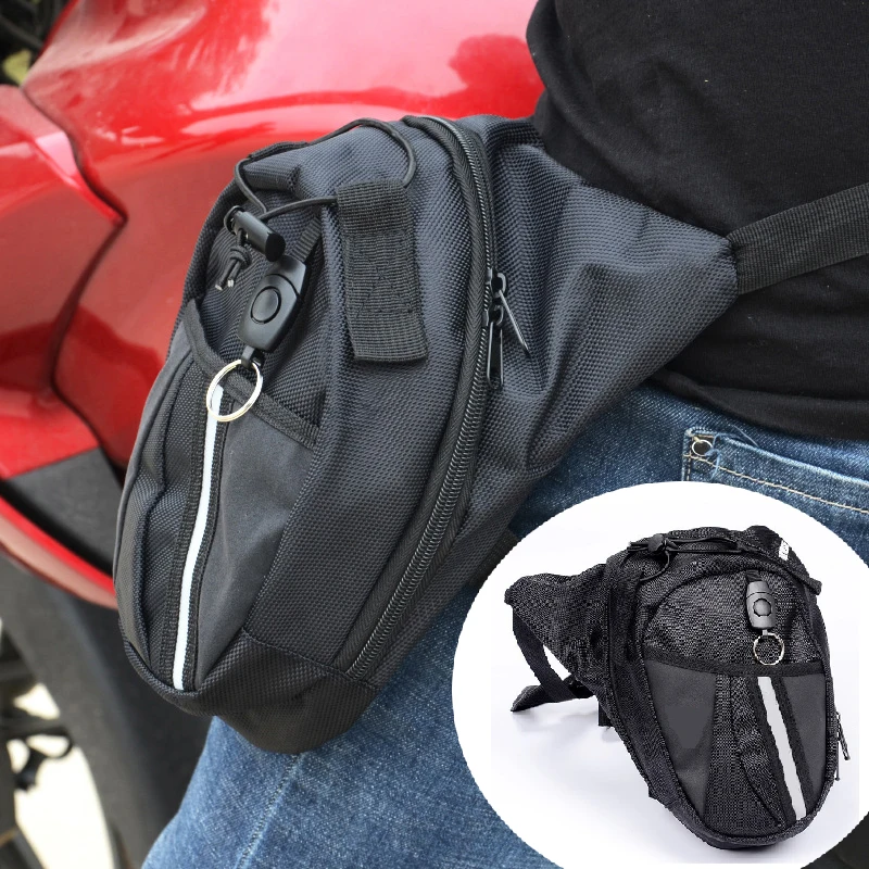 

Men Waist Pack Waterproof Thigh Bag Pouch Femail Riding Waist Hip Motorcycle Leg Bag for motorcycle cyclist outdoors Universal