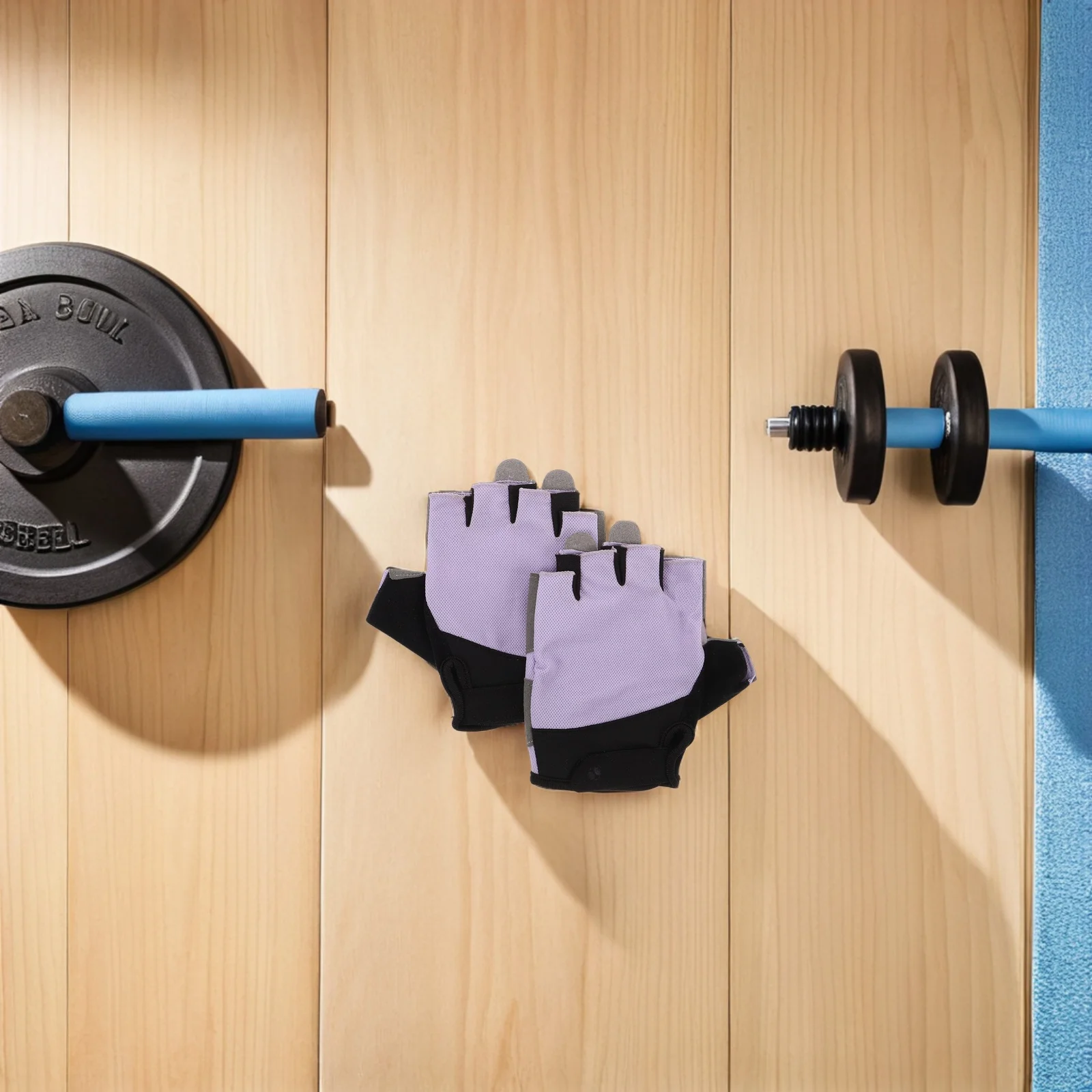 قفازات رياضية للياقة البدنية بدون أصابع قابلة للتنفس ومضادة للانزلاق للتدريب الرياضي لممارسة التمارين ورفع الأثقال #2