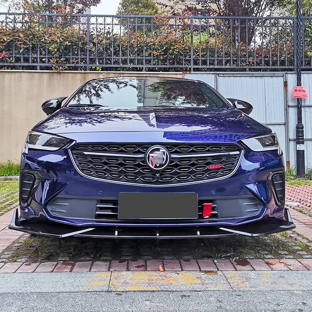 ForOpel Insignia GS 2020 28T Front Bumper Lip Chin Deflector Protector Guard Decoration Modified Trim Styling Body Kit Facelift