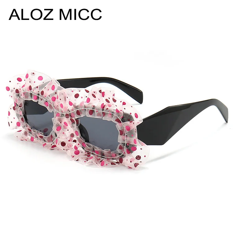 

Retro One Piece Lace organza Sunglasses New Women Luxury Brand Ball Party Sun Glasses Women'sTrends PunkOversized Shades Eyewear