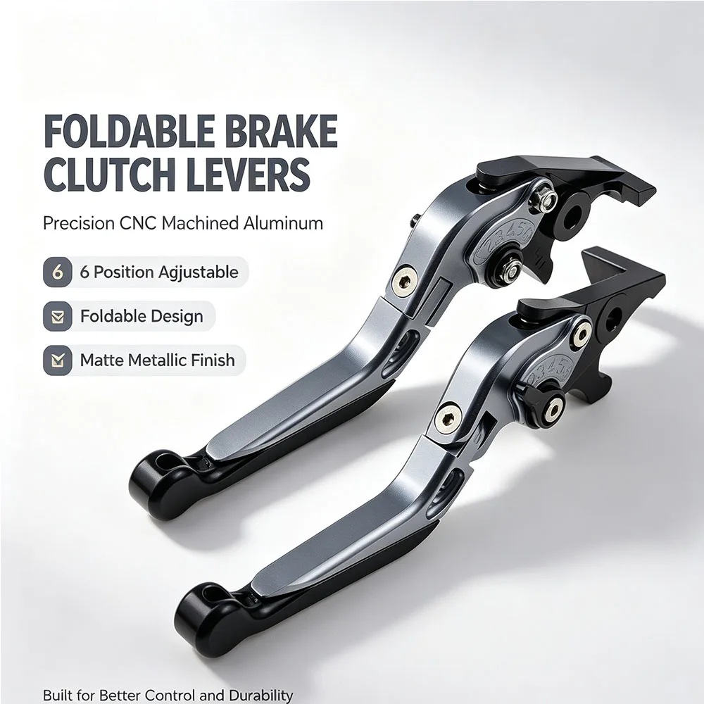 For Ducati Monster S4/S4R M900/M1000 900SS/1000SS 996/998 748/750SS 1998-2006 Brake Clutch Levers CNC Adjustable Folding Set Kit