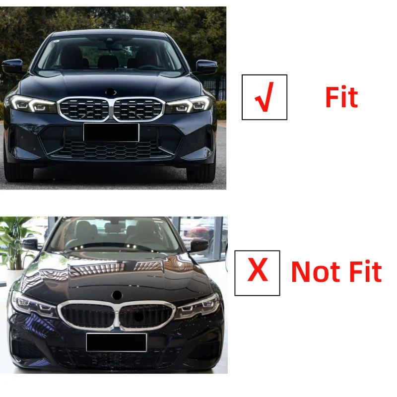 

Upper Bumper Hood Mesh Grid Racing Grill Front Kidney Grille For BMW 3 Series G20 G21 G28 330i M340i 2023-2025