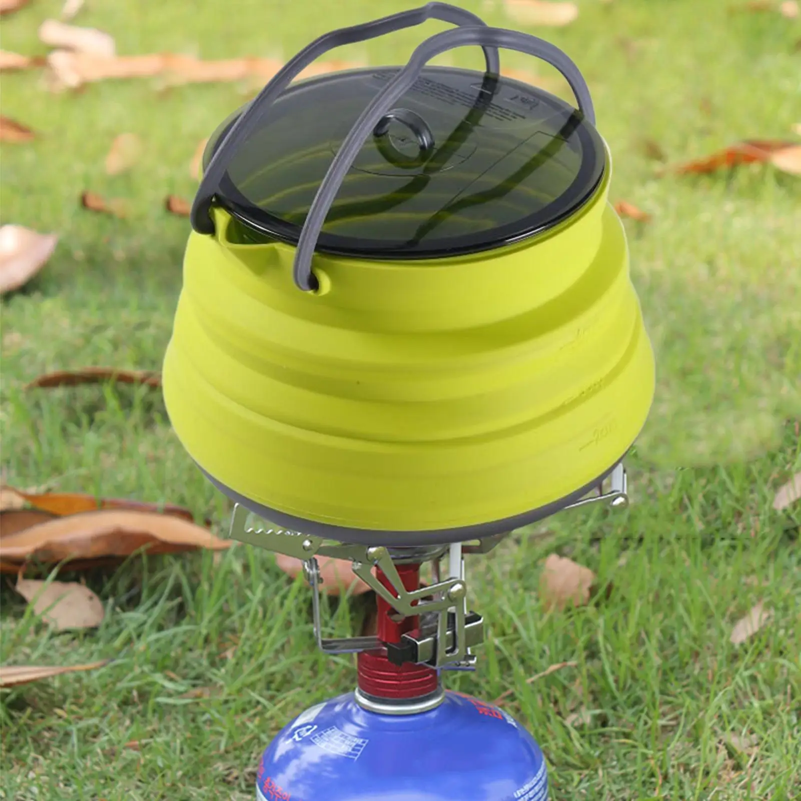 

Camping Cookware Sets Camping Cookware Kit 3 Pieces Foldable Silicone Kettle Pot Cup For Hiking Outdoor Kitchen Dining Adventure