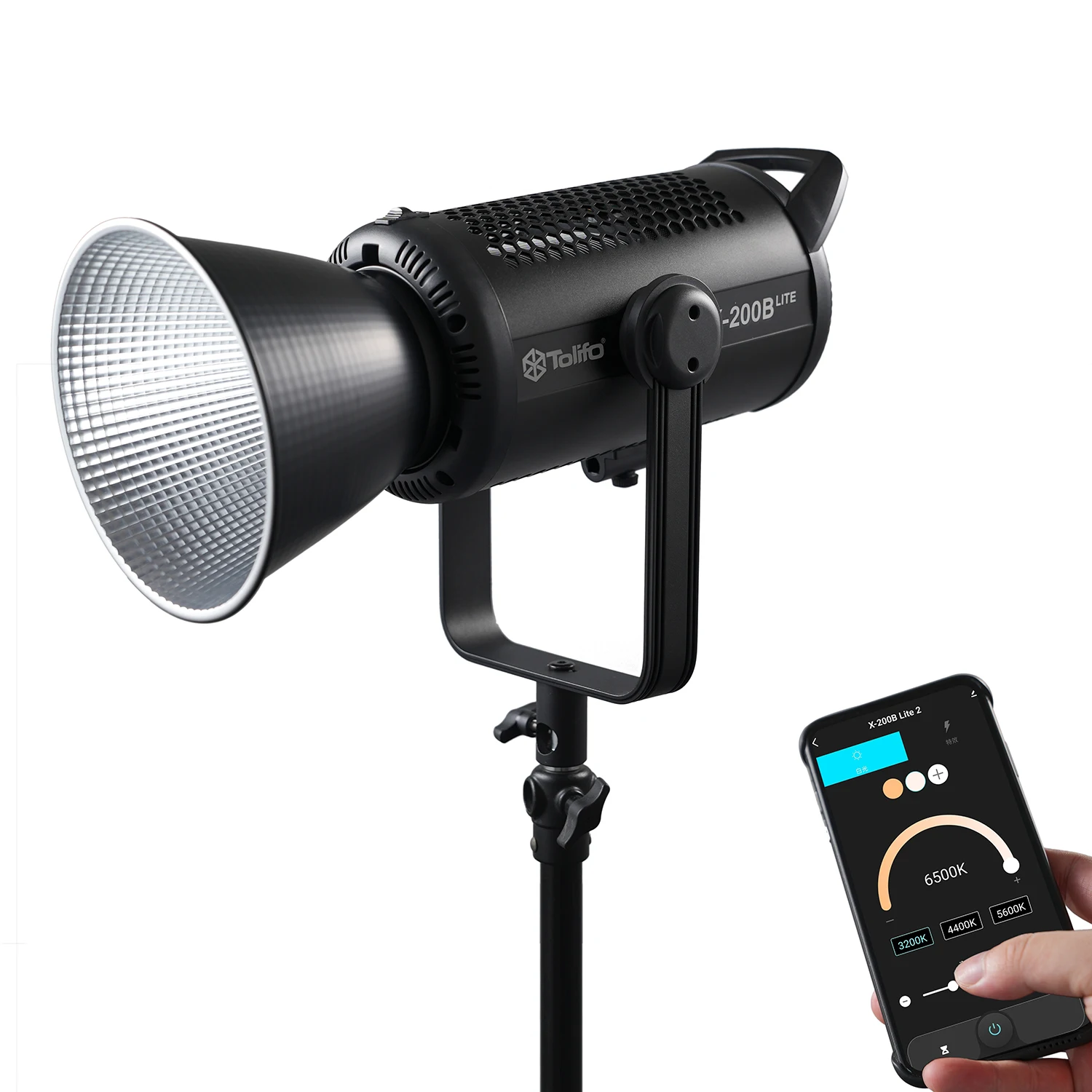 200W Bi-color LED Video Light Photography Stuido Lamp Professional Continuous Light Bowens Mount for TikTok Youtube Shooting