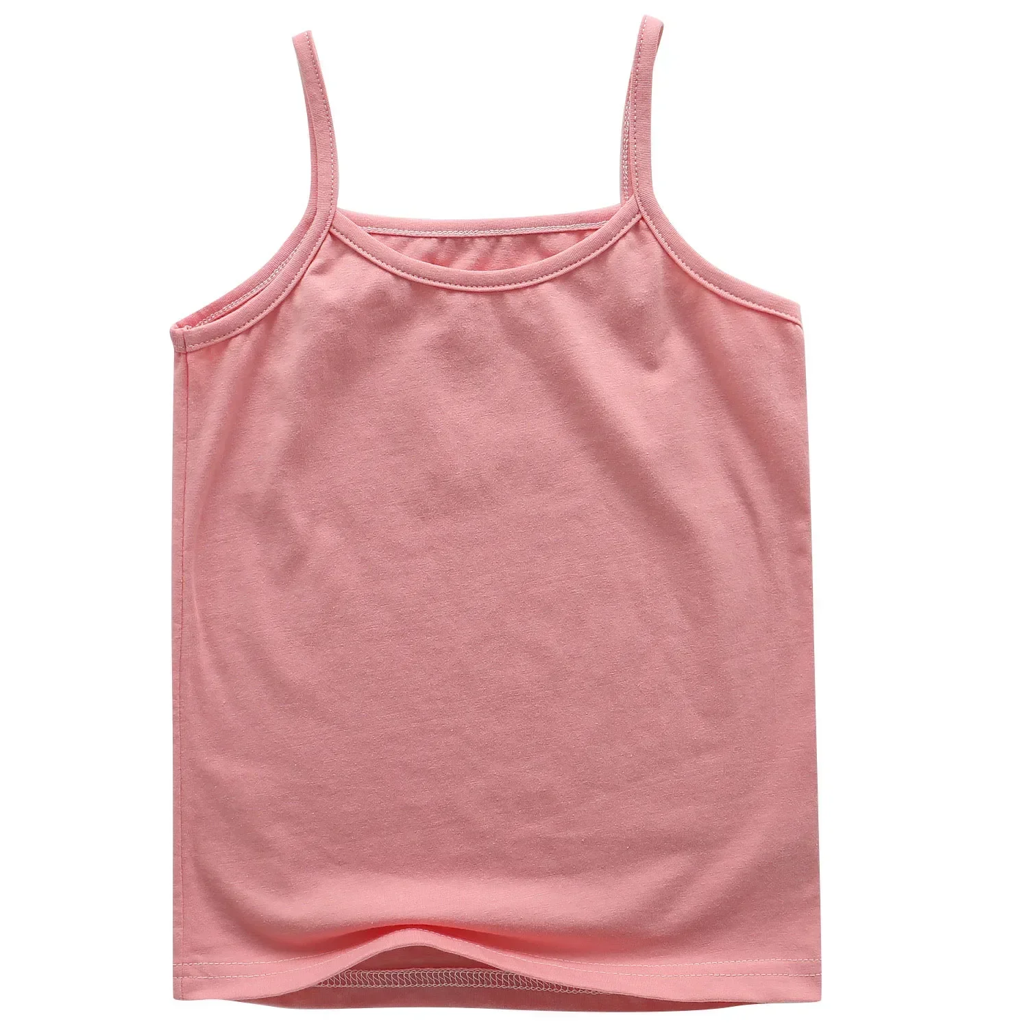 2024 Summer Girls String Strappy Tanks Top Baby Children Cotton Camisole Underwear Kids Sleeveless Vest Cotton Tanks Top