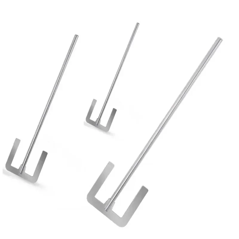 1 stücke Labor Edelstahl E-typ Rühren Klinge SUS304 Dispersion Paddel mit Stange für Chemie Labor Ausrüstung