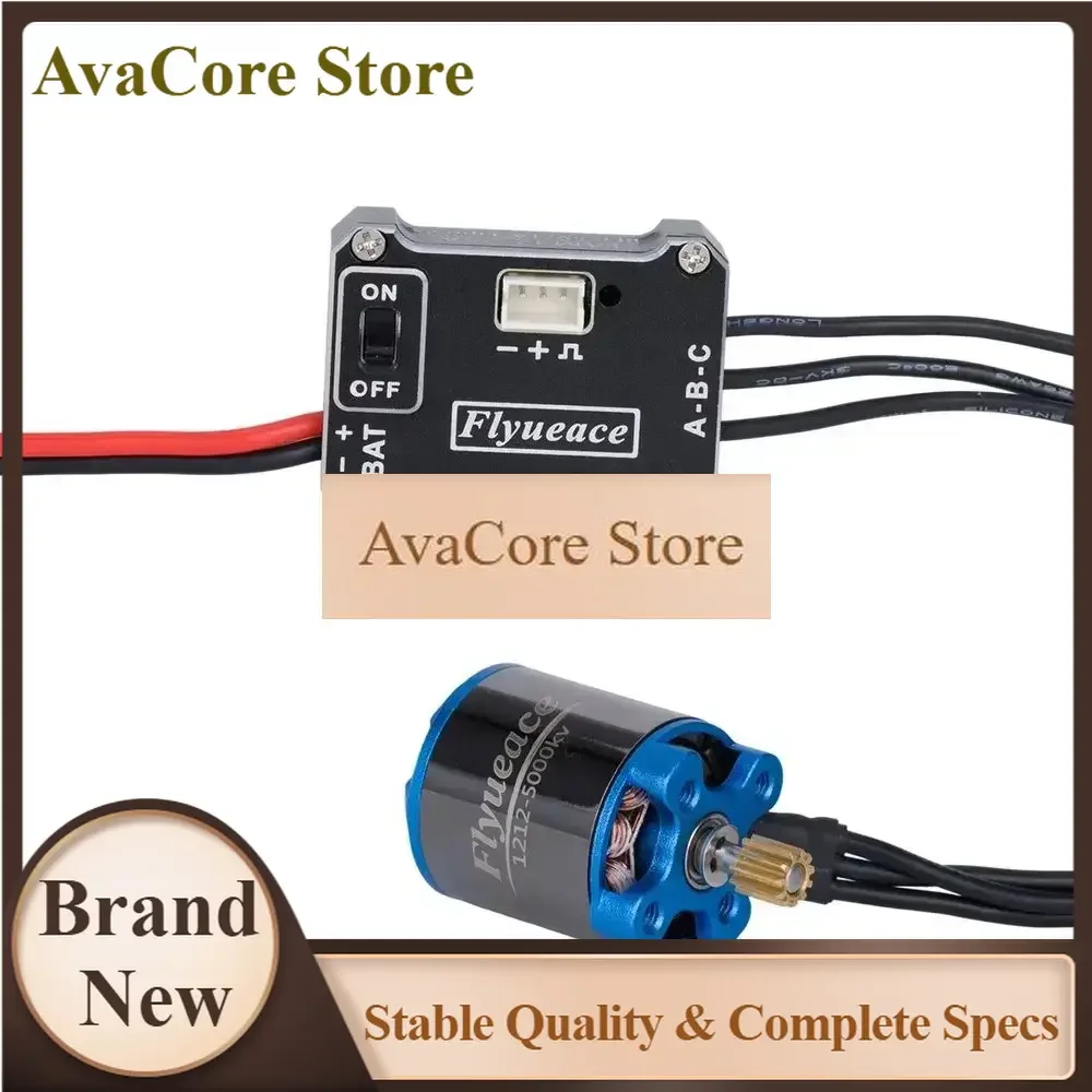 AvaCore1212-5000KV Outer Rotor Brushless Motor 25A ESC Combo For 1/18 1/24 1/30 RC Crawler Car Upgrade High Speed Power