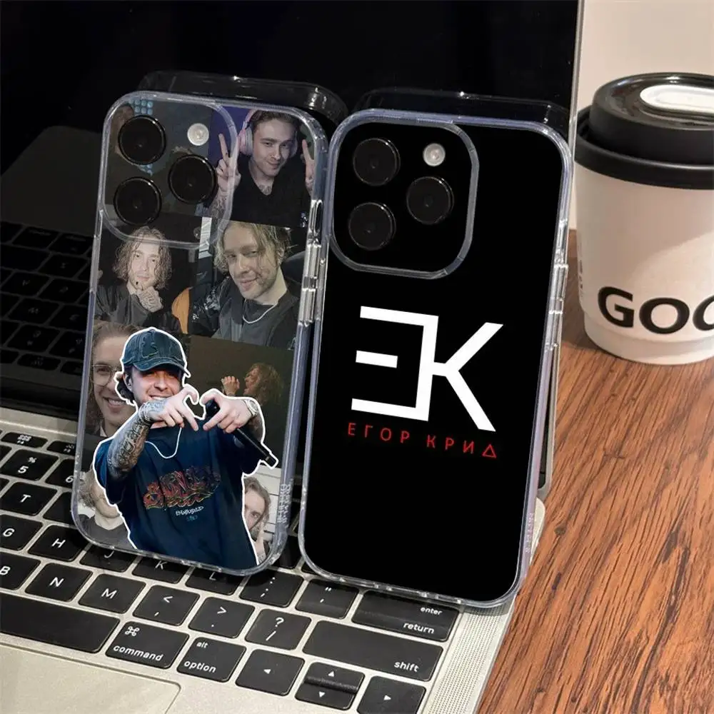 Egor Kreed Rapper Clear Silicone Soft Phone Case For iPhone 11 12 13 14 15 16 Mini 17 Pro Max TPU Phone Case