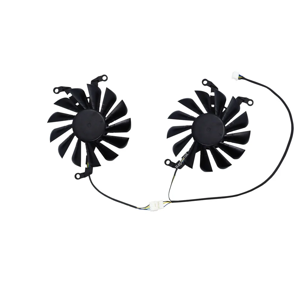 GPU Graphics Cooler Video Card Fan For MANCER RX 5500XT 5500 XT RX5500XT 8GB GDDR6,2Pcs/Set,Replace CSH9015BS