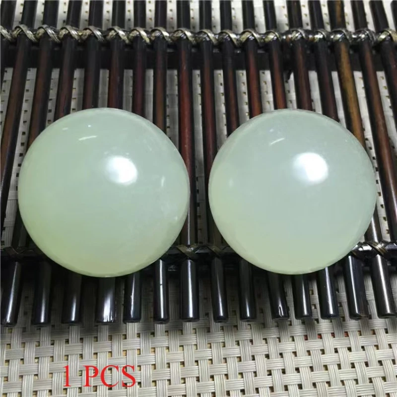 

Afghanistan Ice Transparent Jade Fitness Ball Playing with Elderly Handball Handle Massager Relieves Hand Fatigue