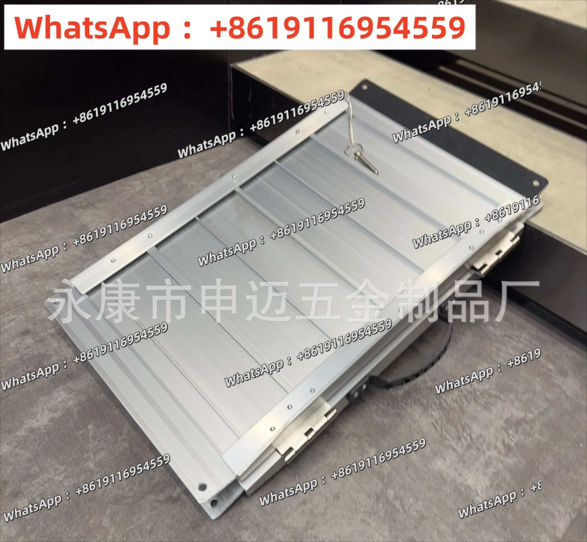 

Preferred wheelchair ramp alloy wheelchair ladder road tooth slope mat silver black