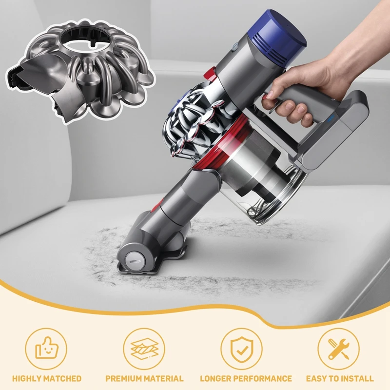 Lid Replacement For Dyson V7 V8 Cordless Vacuum Cleaner, Dyson V8 Parts ,Universal Cyclone Cover,Restores Suction Power-ABSW