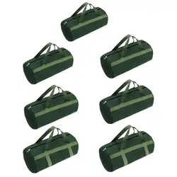 Bolsa de almacenamiento de herramientas de lona para hombres, bolsa de herramientas con cremallera, apertura de boca ancha, cierre de cremallera suave, portátil, multiusos, verde, resistente