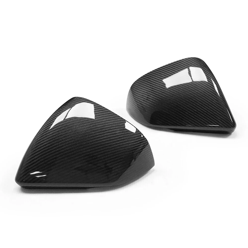 

Replacement Rearview Side Mirror Covers Cap For Ford Mustang European Version OEM Style Carbon Fiber Shell