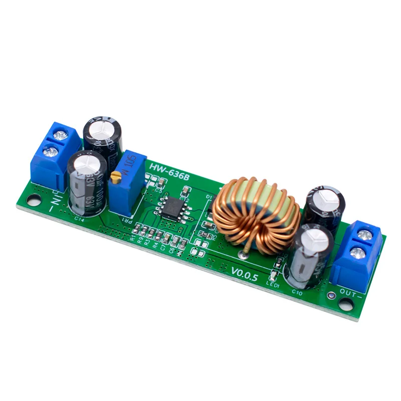 LIZAO DC-DC 60V 10A Adjustable Step-Down Module Synchronous Rectification Buck Converter Regulator Board