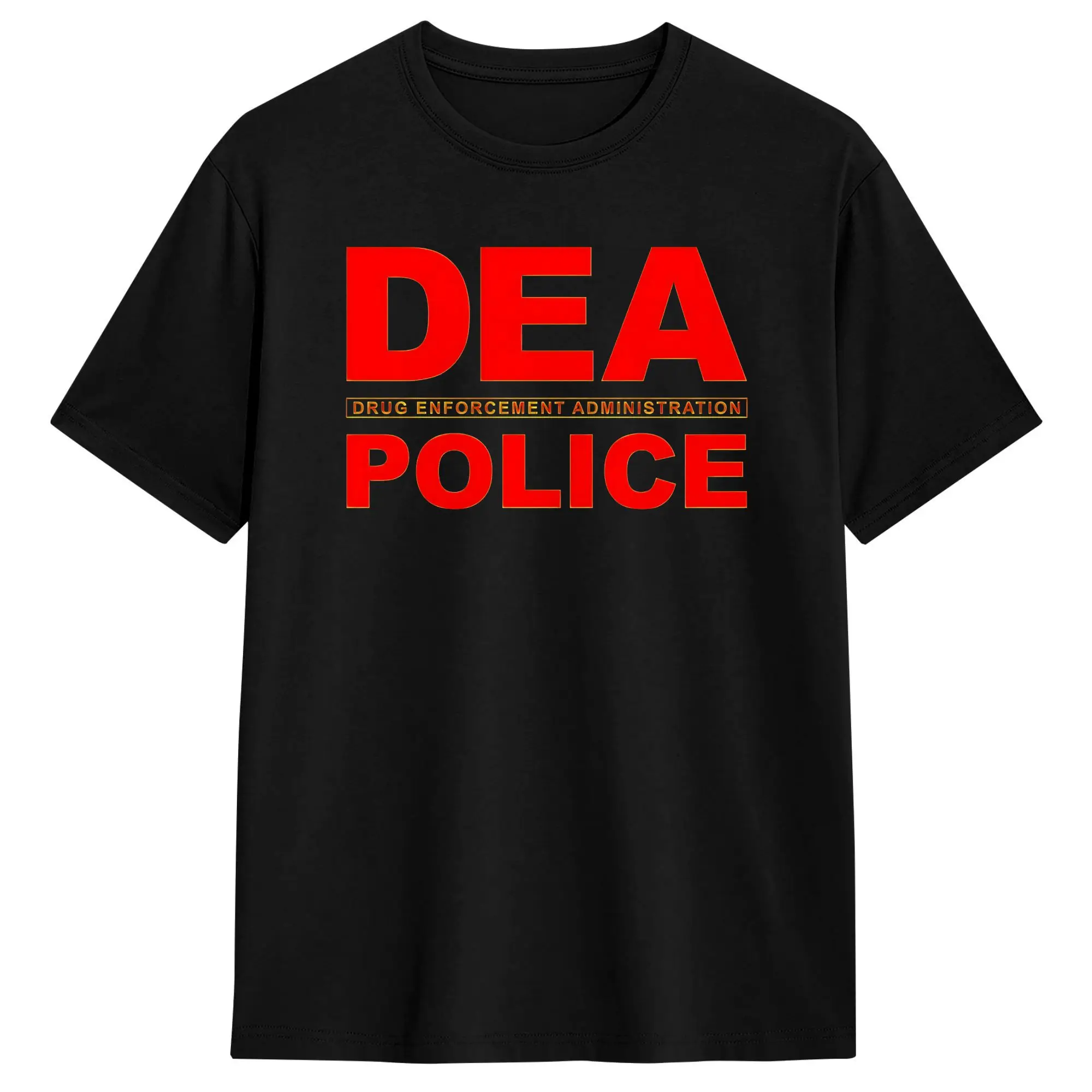DEA Police Drug Enforcement Administration Agency T Shirts Men Cotton Novelty T-Shirt Tee Shirt Short Sleeve Clothing Summer