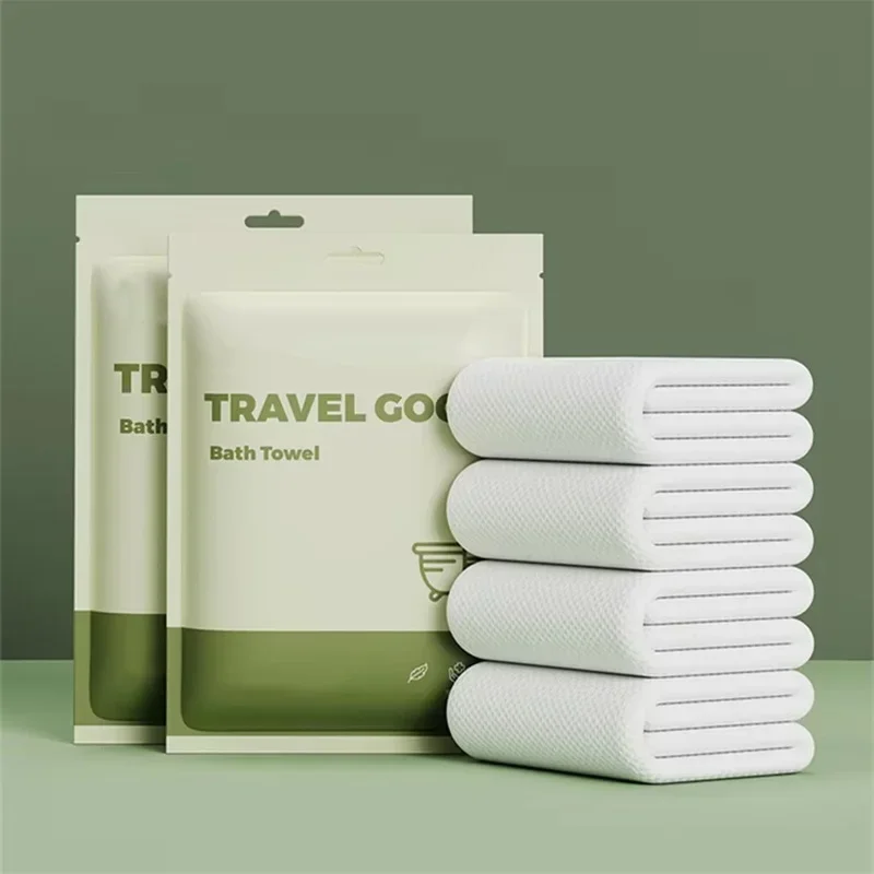 

New Disposable Bath Towel Thick Compressed Towel for Convenient Outdoor Travel, Quick-Drying and Portable, Independent Packaging