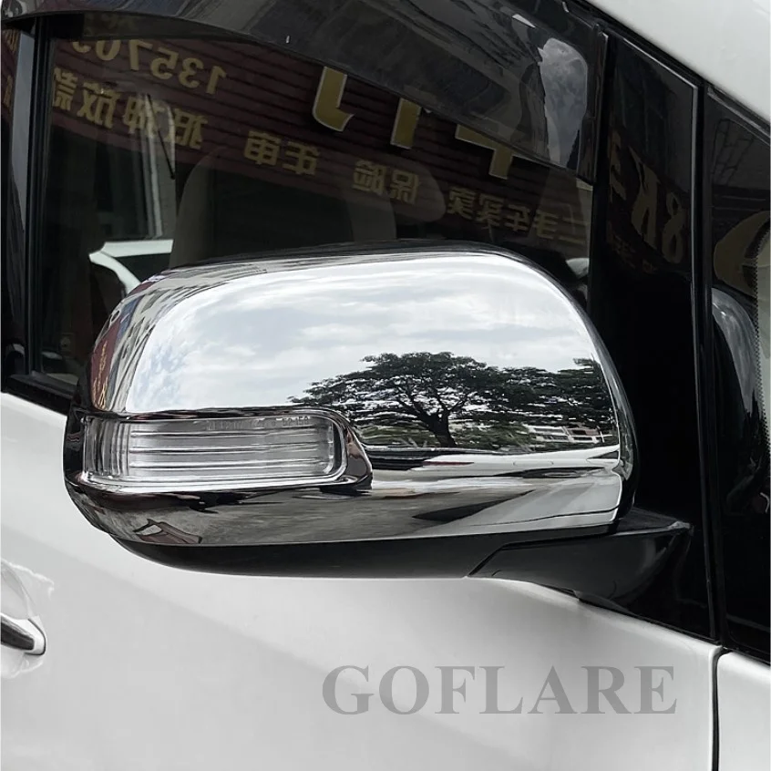 Car Styling Accessories For Toyota Alphard Vellfire 20 2008-2014 Rearview Mirror Cover Side Mirror Cap Case Housing Shell Strip