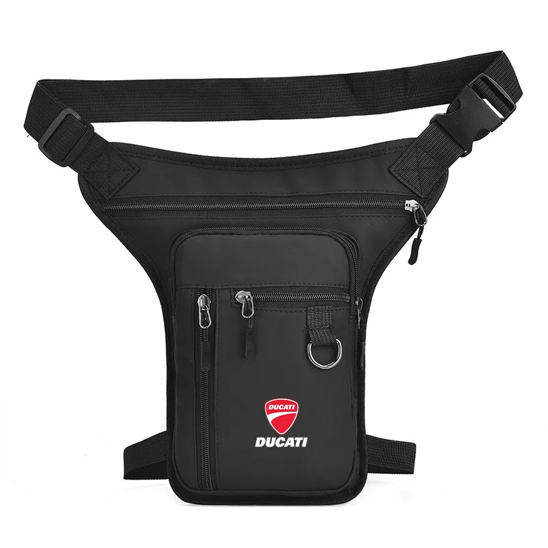 

For Ducati Monster 796 797 1200 Panigale Diavel Scrambler Motorcycle Drop Leg Bag Fanny Pack Belt Bum Bags Male Phone Waist Pack