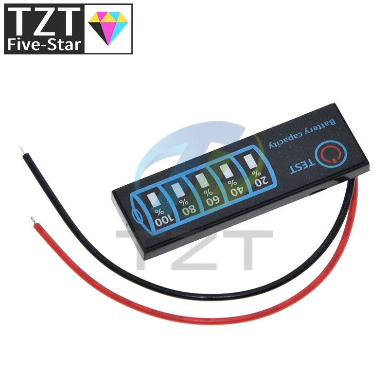 Battery Level Indicator 3-Series Ternary Lithium Battery Lithium Iron Phosphate Lead-Acid Battery Capacity Display Tester Meter