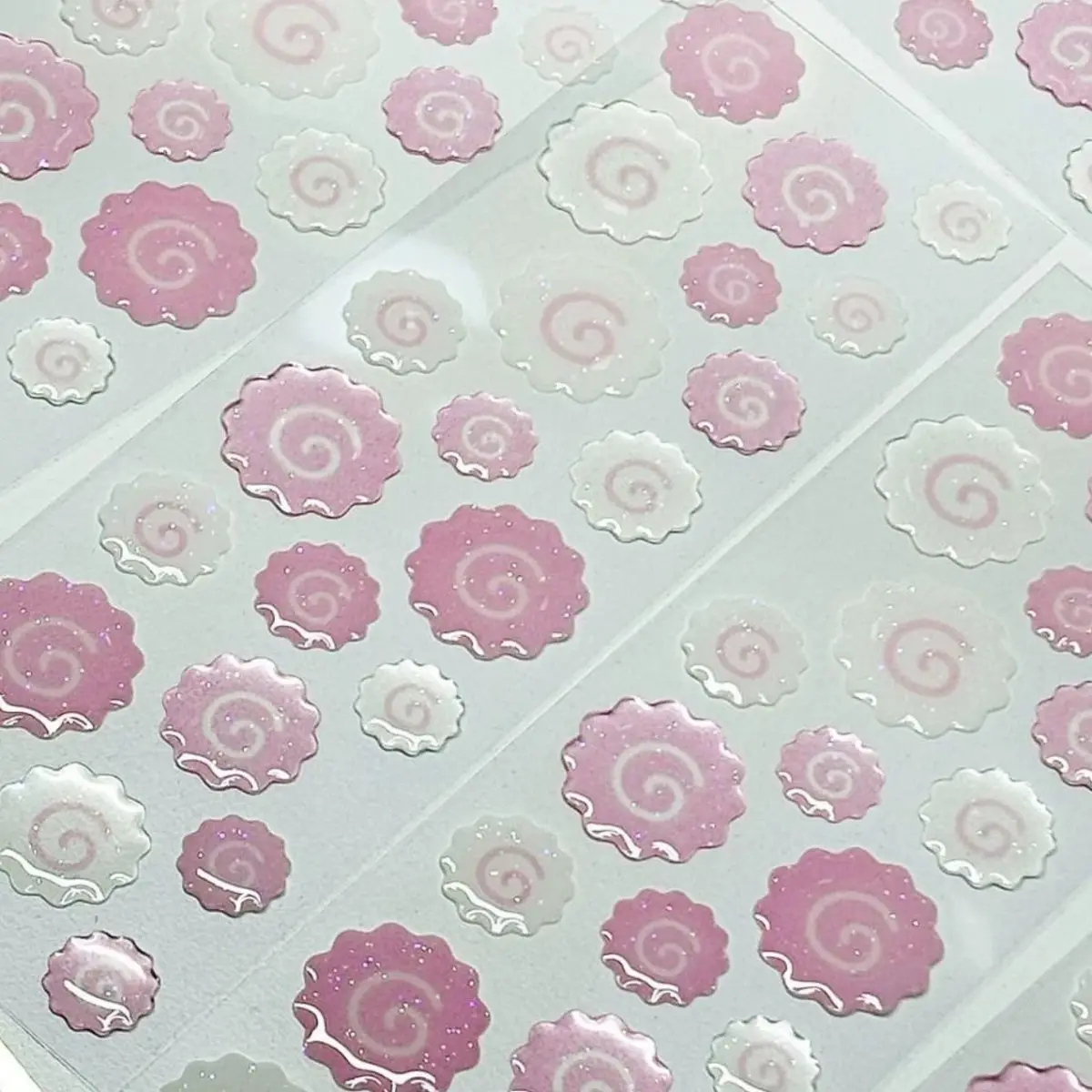 

Summer Dessert Jelly Gel Stickers 3D Cartoon Crystal Strawberry Cake Decals Super Cute Nail Phone Case DIY Decor Kids Gifts