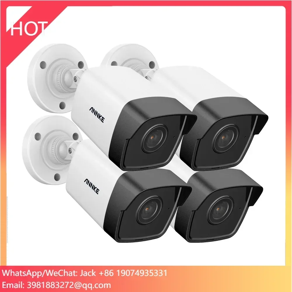 4 قطعة 5MP في الهواء الطلق PoE IP كاميرات CCTV مع الصوت في 100ft 30 متر الأشعة تحت الحمراء للرؤية الليلية داخلي مسح Illance كاميرا الأمن عدة