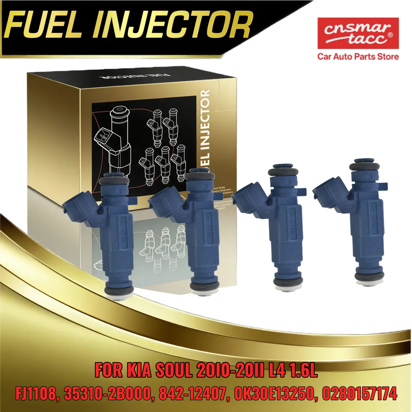 Set Of 4 Fuel Injec… - image