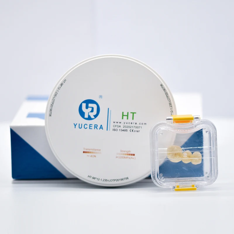 Picture 7: 98mm HT Zirconia Blocks High Strength CAD CAM Milling Discs for Full Contour Crowns Bridge Restoration