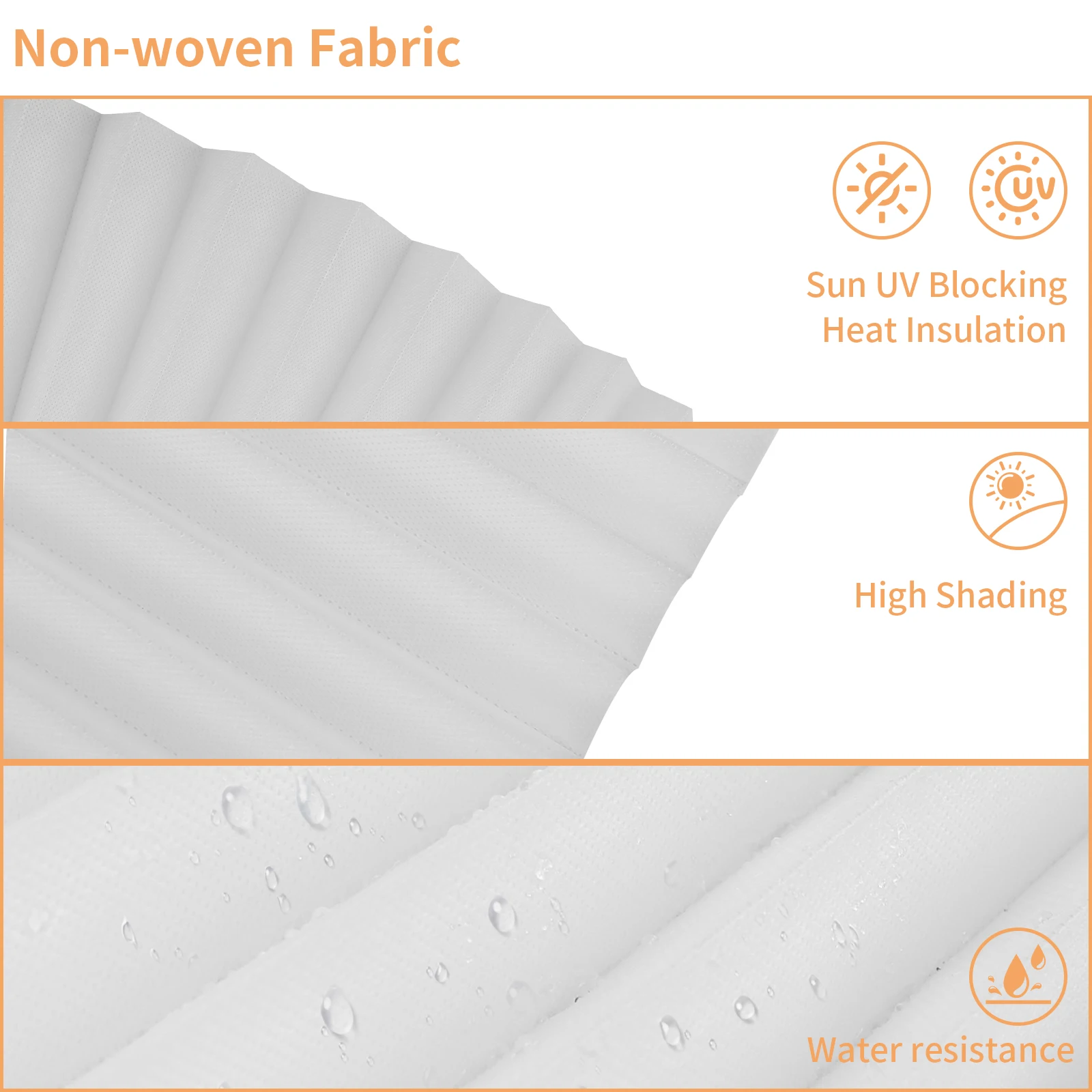 Blind for Window Self Adhesive Pleated Blinds Cordless No Drill Fabric Blinds Room Darkening Shades Blackout Shades for Bathroom image 6