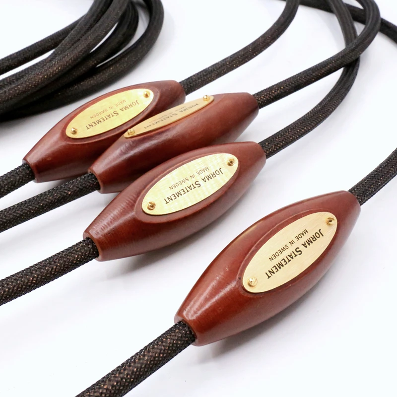 Hi-end Jorma DesignHi-end Statement Premium High Fidelity Audio Speaker Cable With WBT-0681Ag Y Spade Plug