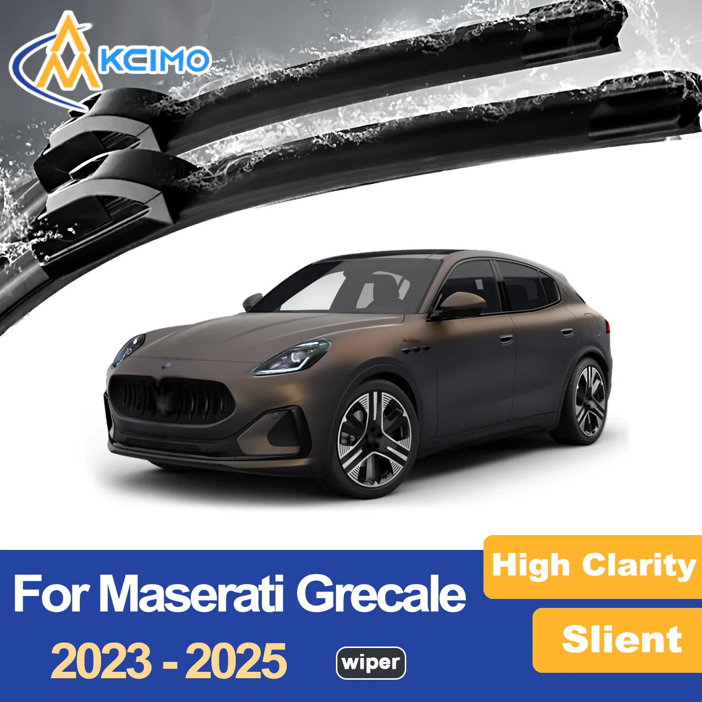 

Premium Wiper Blades for Maserati Grecale M182 2023-2025 Streak Free Durable Ideal for Clear Visibility