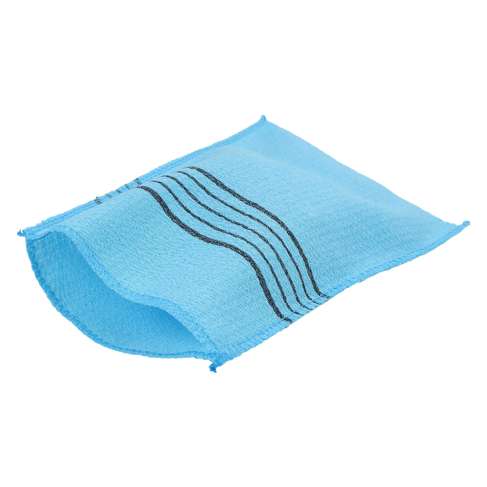 Korean Italy Asian Style 5Pcs Exfoliating Bath Washcloths for Body Scrub Soft Shower Towels with Thick Polyester Cotton Fabric