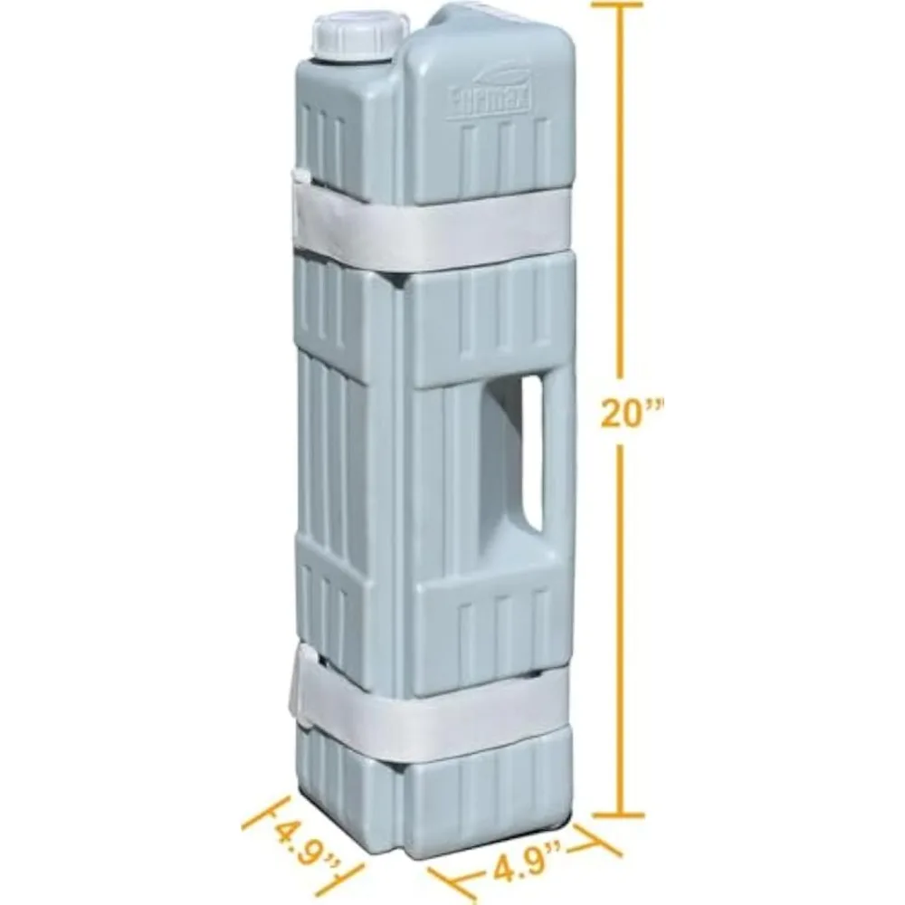 USA Stock 4-Pack Universal Canopy Weights Leg Bottles Wrap-Around Installation Multi-Fill Water Sand Gravel Hot Sale