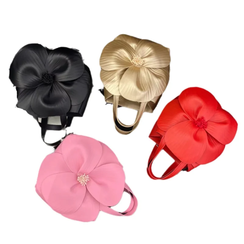 2024 New Ladies Flowers Evening Bags For Women Luxury Designer Handbag And Purse In PU Petal Splicing With Inner Pocket Shoulder