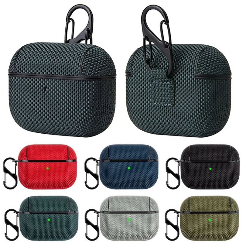 Case for AirPods Pro 2 Cover Wireless Earphone Case For AirPods 3 Textile Cloth Protective case AntiFingerprints For Airpods 2 1