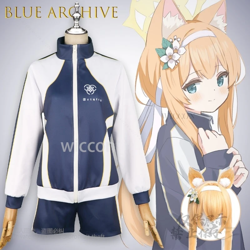 ABlue Archive Iroha Mari Hanekawa Hasumi Urawa Hanako disfraz de Cosplay uniforme de gimnasio ropa deportiva de Anime rendimiento de personajes del juego