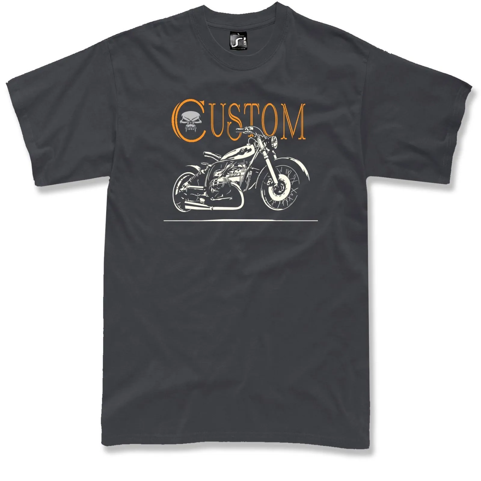 Custom Classic German Motorcycle Boxer Fans Cafe Racer T-Shirt O-Neck Short Sleeve Casual Mens