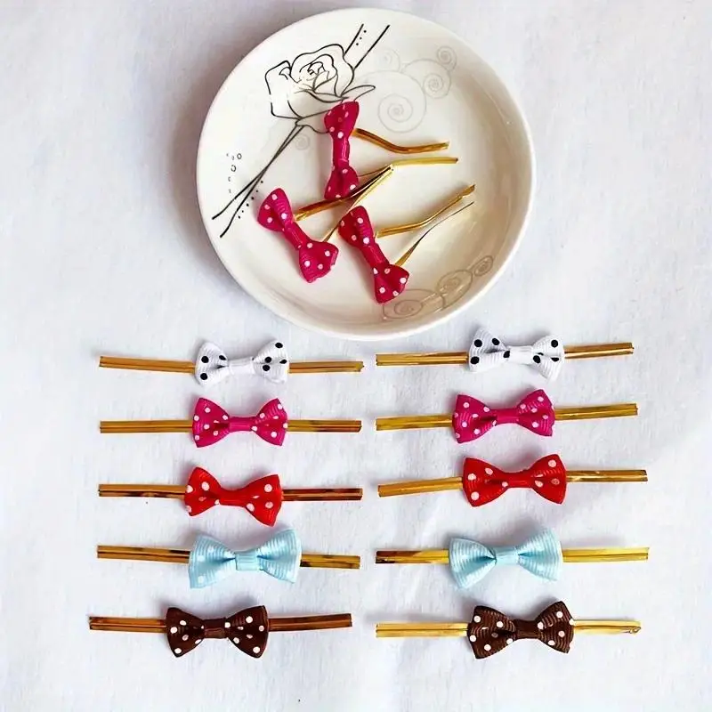 50Pcs Golded Wire Bow Binding Wire DIY Bow Tie Wrapping Fixed Ties Durable Sealing Fastener Ties Bags Cake Pockets Package Decor