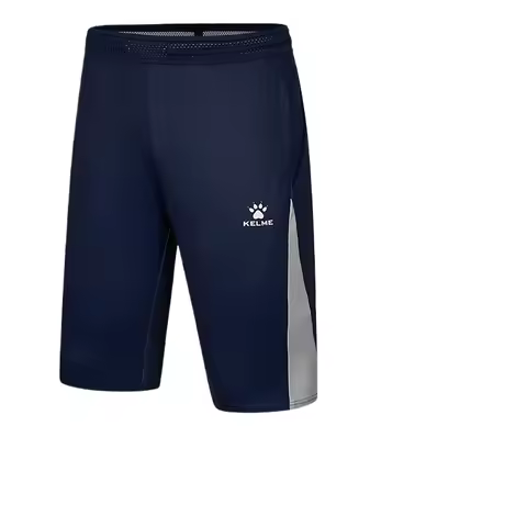 Kelme 남자 스포츠 자른 바지 니트 통기성 반바지 축구 훈련 바지 피트니스 야외 러닝 반바지