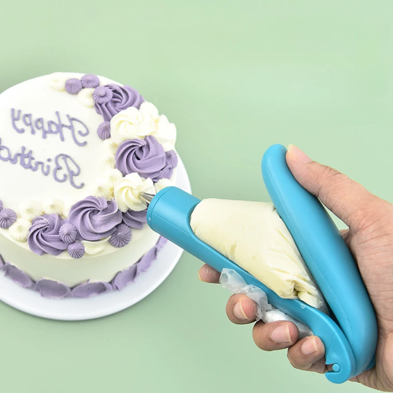 

New product detachable cake decorating gun cream household multi-functional decorating assistant squeeze cream gun baking tool