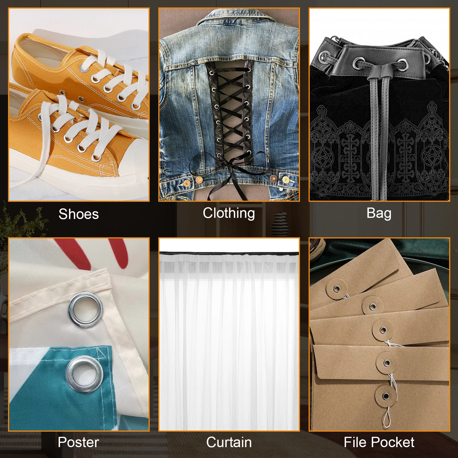 Półautomatyczna dziurkarka do oczek 8mm do plandek, maszyna do montażu oczek, narzędzie do podawania oczek do tkanin, zasłon, zestaw