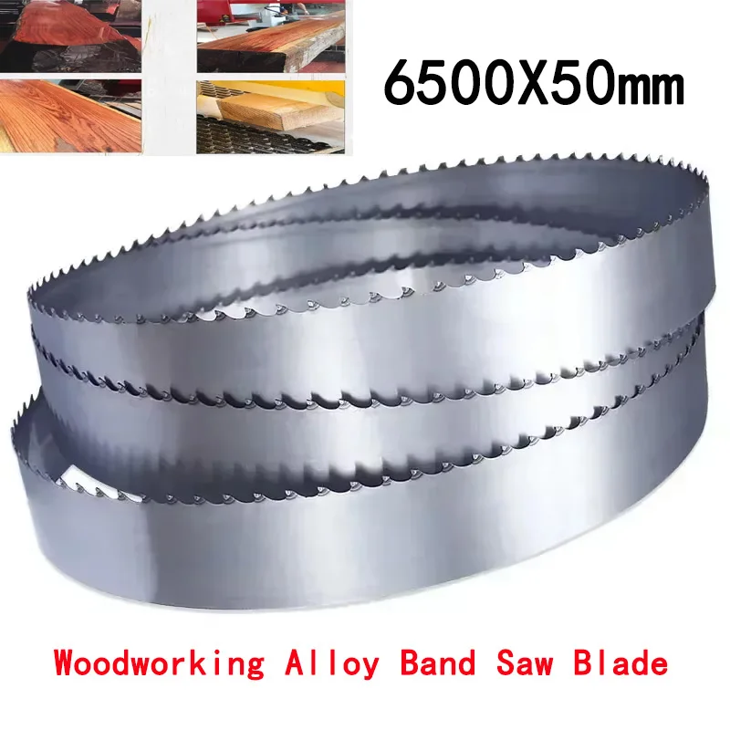 

Dekoly 6500x50mm wood band saw blades TCT carbide tip for cutting hardwood for horizontal and vertical band saw machine