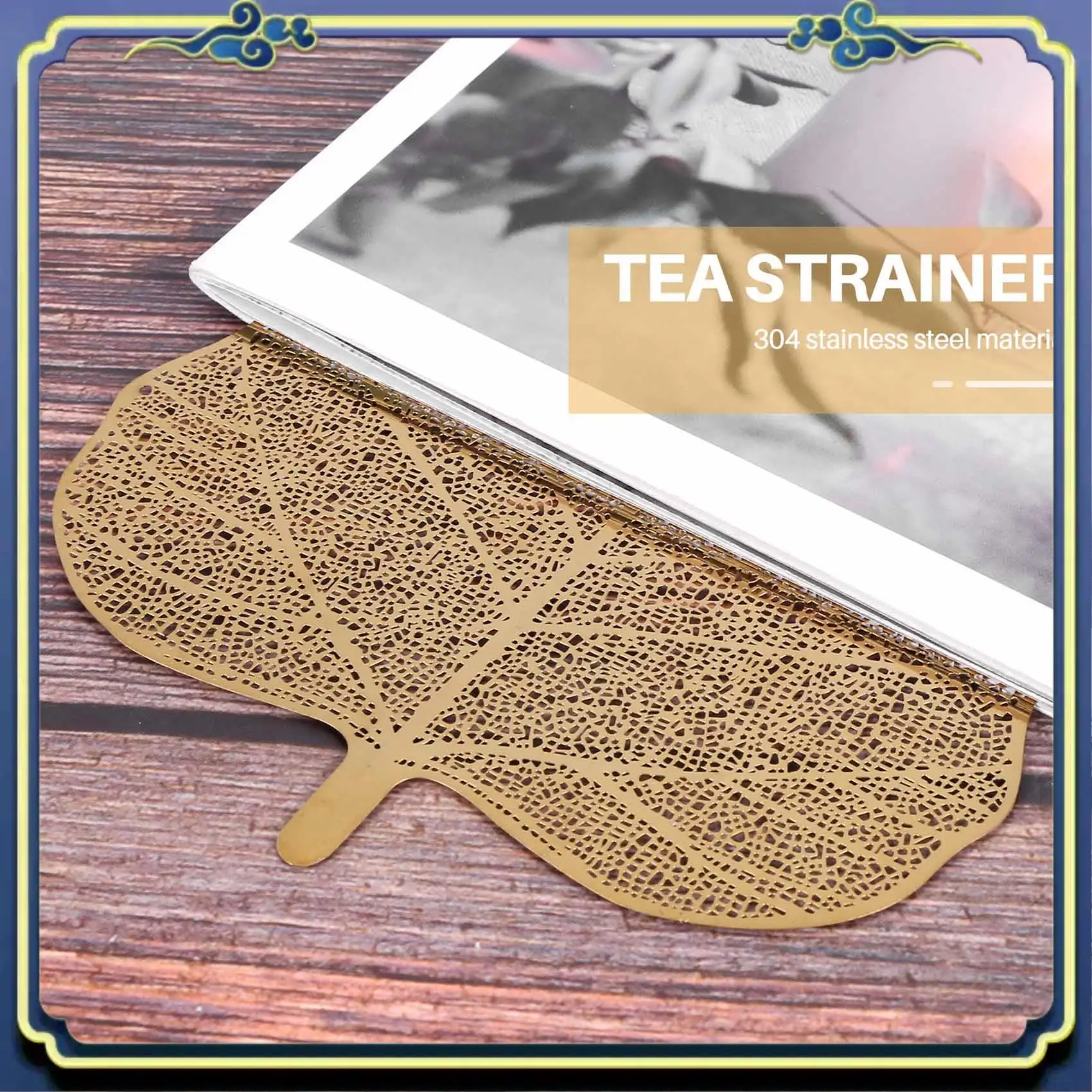 Latest New Stainless Steel Handmade Leaf Shape Tea Strainer, Tea Infuser , Tea Filter, Perfect For Loose Leaf Tea