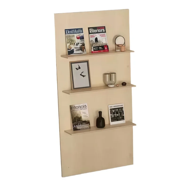 Ocean board against the wall shelf floor-to-ceiling simple clothing store multi-layer bookshelf special-shaped