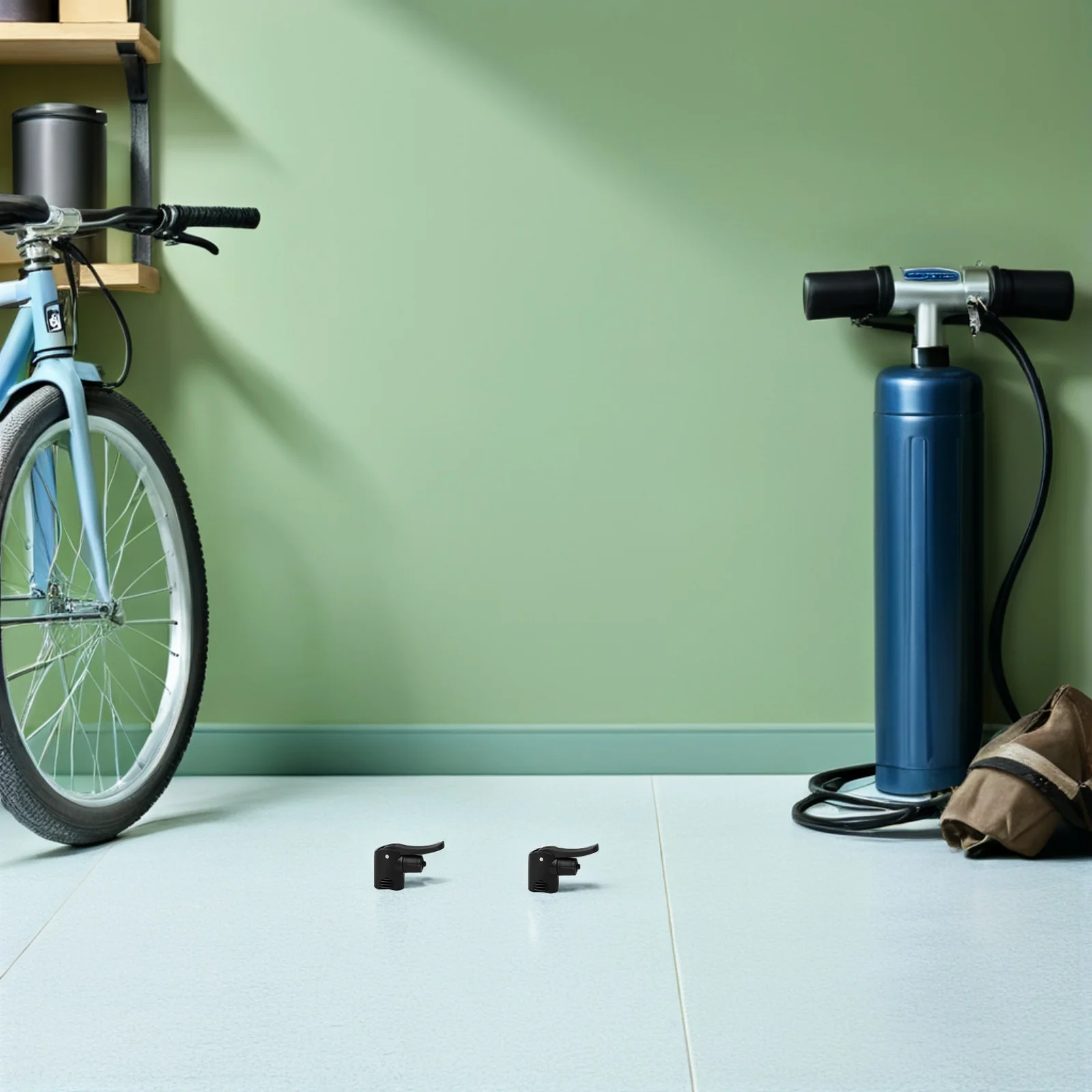 

12Pcs Bike Pump Nozzle Adapter Black Plastic Bicycle Tire Inflator Chuck Replacement Parts Quick Release Valve Adapter