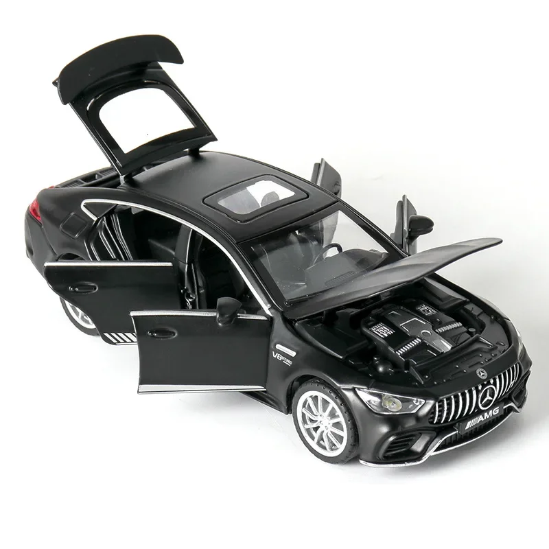 1:32 Mercedes Benz AMG GT63 auto sportiva pressofuso in lega di metallo modello di auto Sound Light Pull Back Collection regali giocattolo per bambini A81