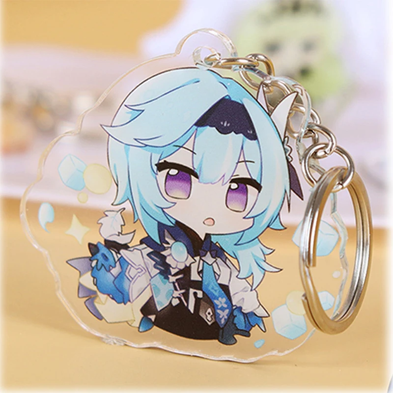 

Acrylic keychains Ppersonalized Anime Cartoon Portrait Character Standing Romantic Key Chain Graduation Commemorative Gift