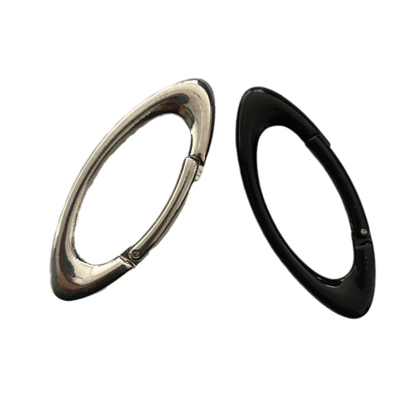 

Unisex Key Ring Alloy Carabiner Fashion Oval Multifunctional Belt Buckle For Women Men Simplicity Belt Buckle Accessories