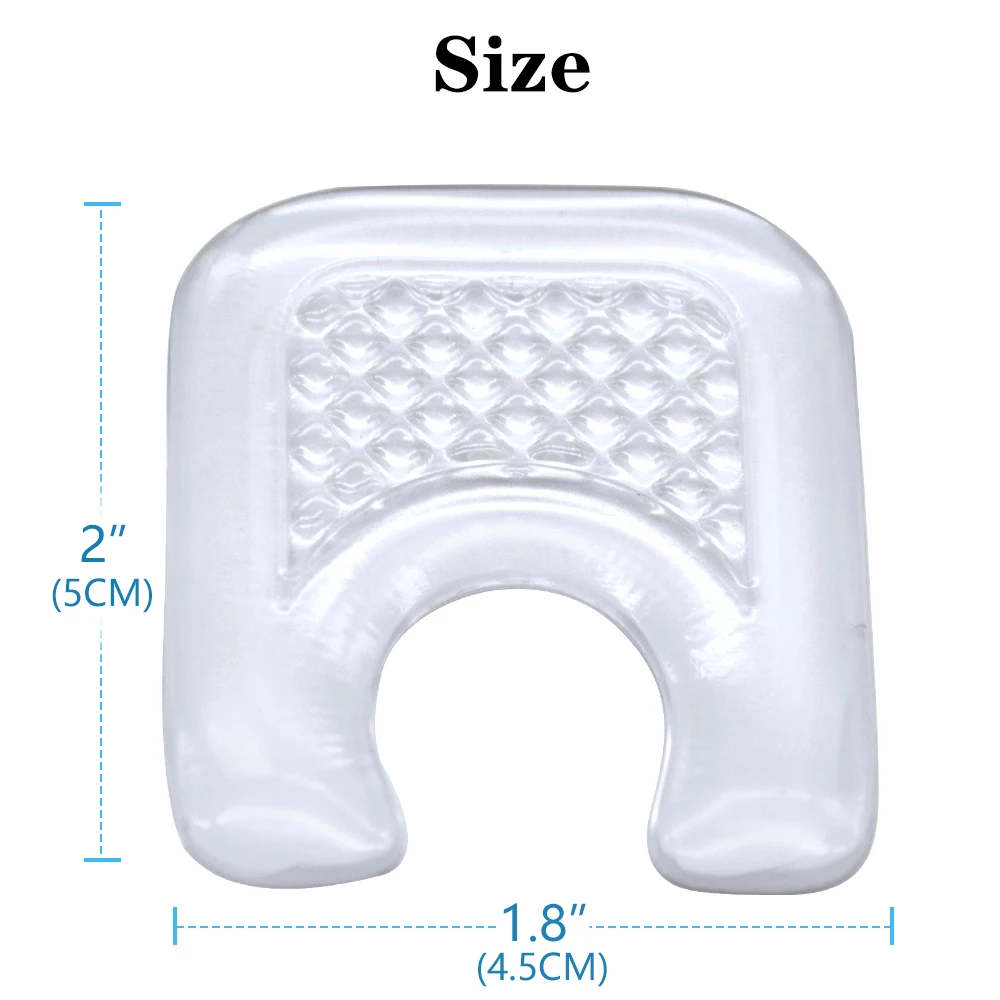 Cushions Pain Relief Silicone Gel Insole Foot Corn Protector Sticker U-Shaped Gel Callus Pads Forefoot Pads Toe Protector