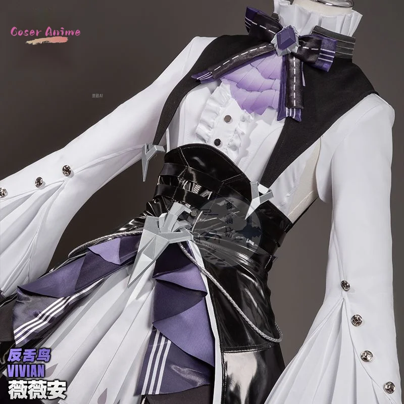 Zenless Zone Zero Vivian Cosplay Kostuum Uniform Halloween Carnaval Party Kerst Spelen Rol Kleding Kleding